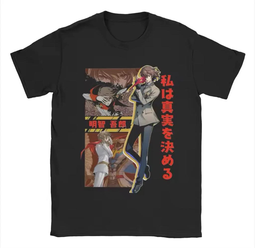 Persona 5 Royal T Shirts for Men Women Cotton Novelty T-Shirt Crew Neck