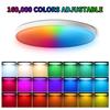 Tuya WiFi Smart Ultra-Thin Ceiling Lamp - Compatible with Alexa and Google, RGBCW Color for Bedroom