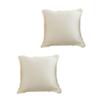Solid Color Velvets Throw Pillow Case with Tassels Trim Bohemians Style for Living Room Decoration 18x18