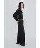 RECODE Layered Waist Panel Detail Hem Pants Rqpas26525Bkx