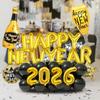 30pcs 2026 New Year Balloon Set Wine Glass Suitable for New Year Party Decoration and 2026 Happy New Year Party Decoration Props