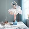 Resin Ballerina Angel Figurine Home Decor Table Centerpiece Ornament For Girls Women Birthday Gift Romantic Nursery Display