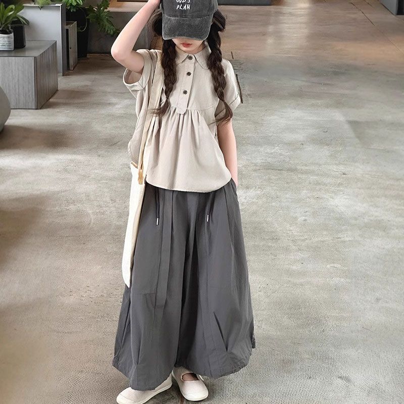 

Kids Clothes Girls 8 To 10 Years Elementary Girl Child Summer Set Children Top Girls Sweatshirt Tracksuit T-shirts Costume 170cm