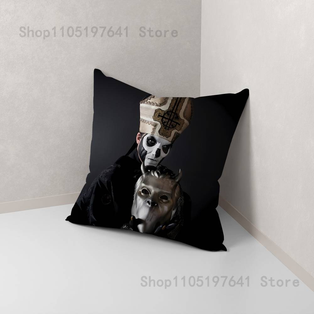 G-Ghost bc Nameless Ghoul All-Match Printed Pillow Case Sofa Car Office Room Decoration & Protector 12x12Inch