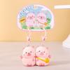 Magnetic Cat Figurine Keychain Capybara Couple Pendants  Car Key Accessories