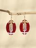 Super Bowl Style Acrylic Rugby Bowknot Women's Dangle Earrings