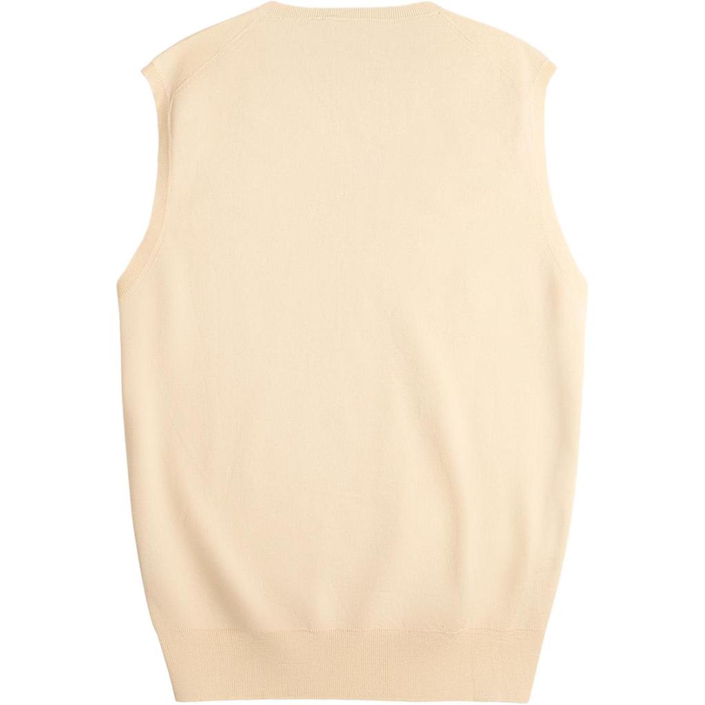 Polo Ralph Lauren Ss24 V-Neck Pony Logo Embroidered Sleeveless Vest Men Tops Beige 710560199-009