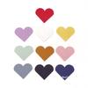 Heart Shaped PU Leather Bookmark Colorful Double Sided Tablet Gift for Book Lovers Readers and Diary Lovers