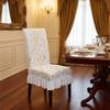 Dustproof Skirted Chair Cover Wear-resistant Dinning Seat Case Chair Slipcover  Living Room