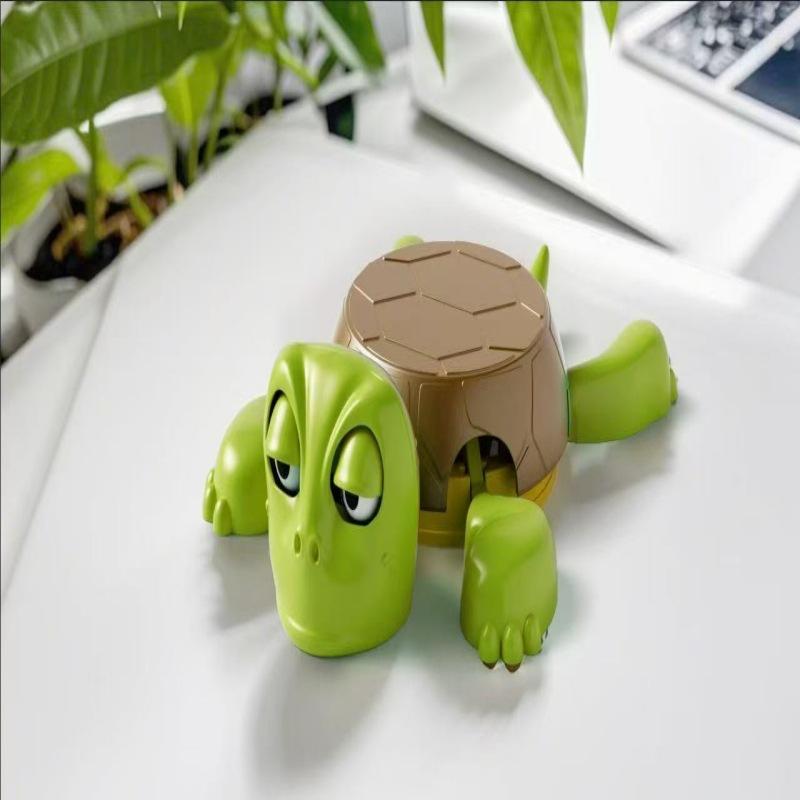 Quirky Panicked Turtle Ornament Turtle Cup Pad Tea Coffee Mug Drinks Holder Tableware Decorative Figurines Stress Relieve Tool