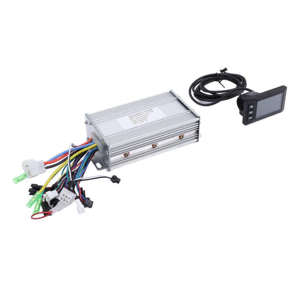 Bike Controller Display Kit 36V 48V 60V 500W 28A Bike Brushless Controller G51 LCD Display Meter for Modification