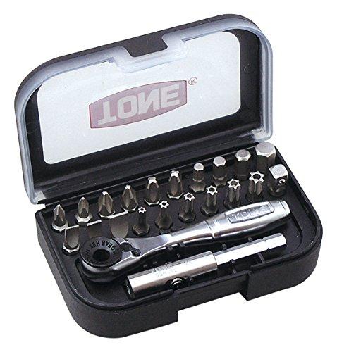 

TONE Bit Ratchet Set BRS20 1/4 Hex Shank Bit Blac