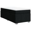 Maison Exclusive - Sommier à lattes de lit et matelas Noir 80x200 cm Tissu