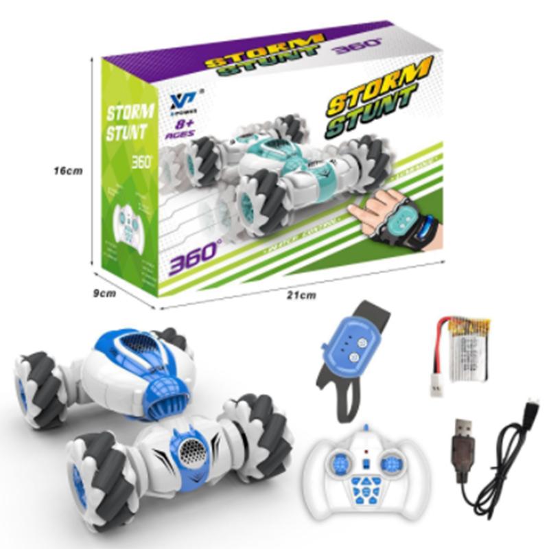 RC Stunt Car, 2.4GHz Remote Control Gesture Sensor Toy Cars Watch Toy Cars for Boys & Girls Birthday