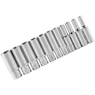 11Pcs Short Socket Head Set Ratchet Wrench Socket 4-14mm Socket for Car