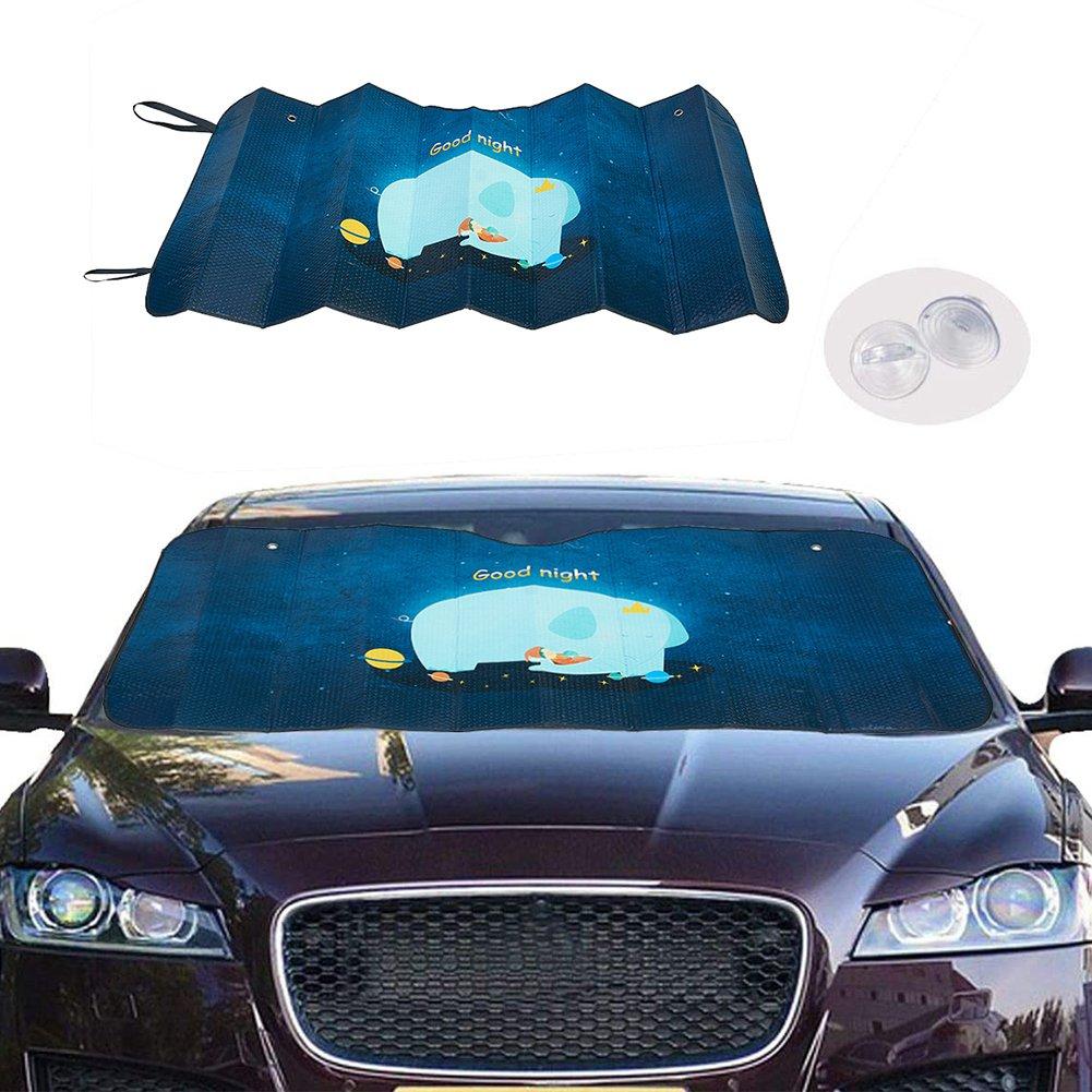 Copertura Parasole Riflettente per Parabrezza Auto Anteriore Posteriore Visiera Parasole Blocco Calore Ombra Pieghevole Estiva UV Tendina Protettore