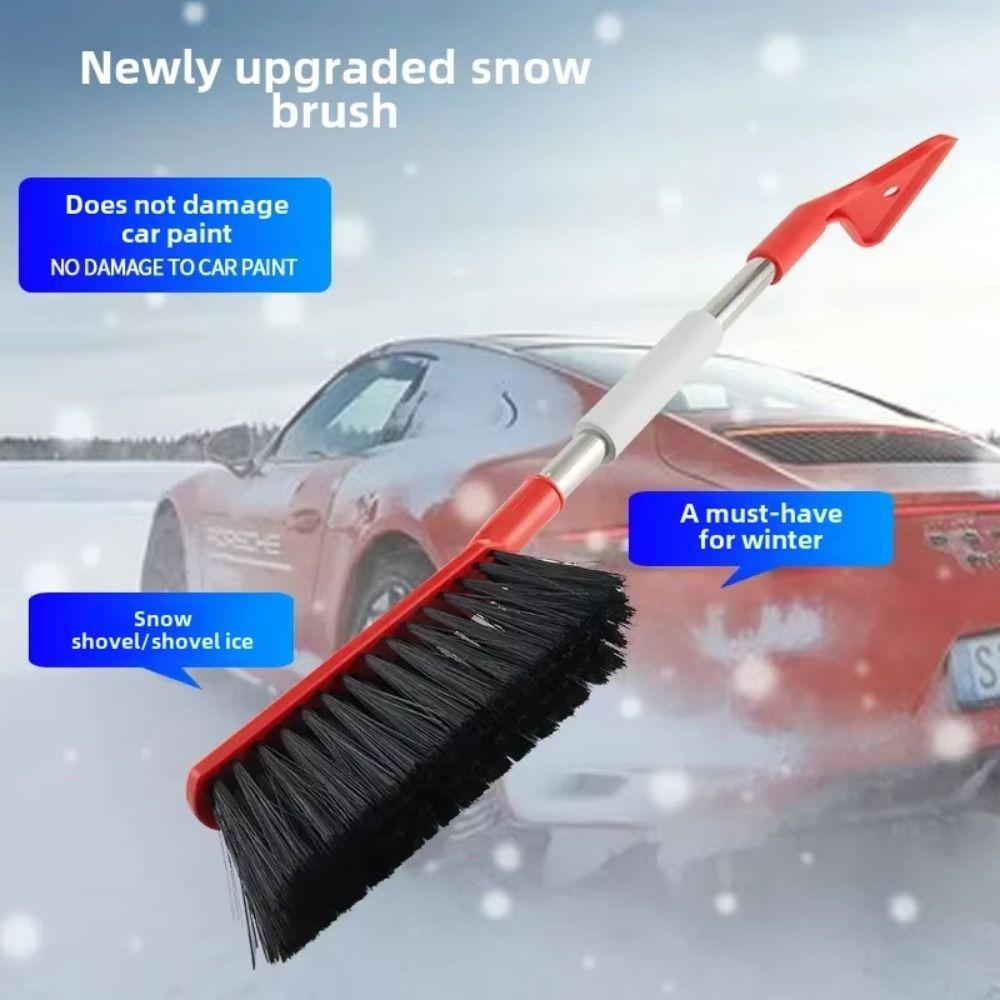 2 in 1 Car Snow Shovel Detachable Car Snow Brush Portable Car Ice Scrape