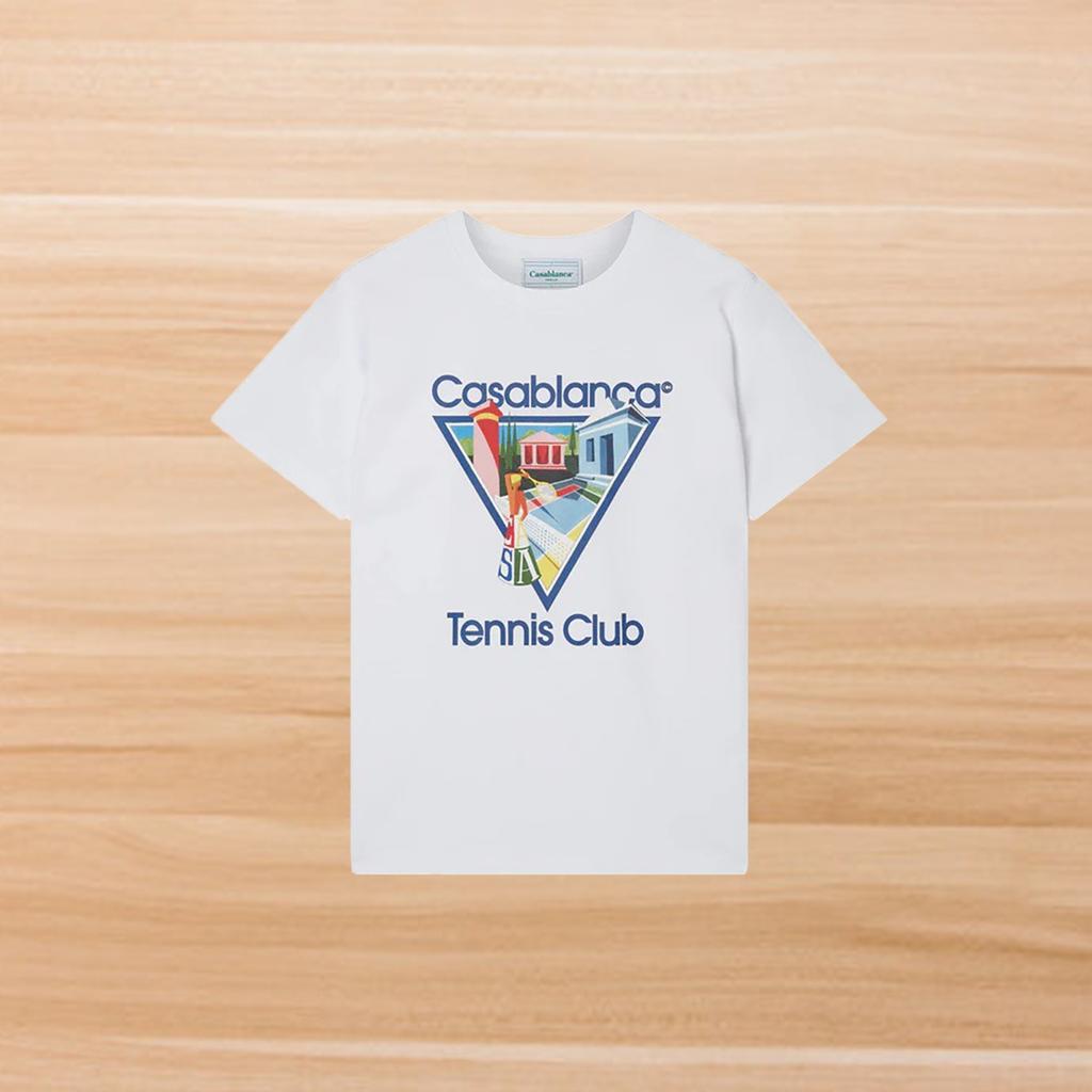 Cross-border foreign trade casablanca Casablanca short-sleeved American tide brand niche loose high street tide brand t-shirt