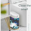 7L Smart Sensor Trash Can For Kitchen Garbage Tin For Bathroom Light Luxury Family Living Room Cracks Trash Bin