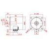 60Ktyz 14W 68KTyz 28W small AC motor low speed reversible permanent magnet synchronous electric motor gear reduction motor