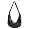 Korean Ins Large-capacity Retro Soft Leather Pleated Dumpling Bag Lazy Style Casual Versatile Shoulder Messenger Bag Fashion