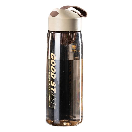 480 ml/550 ml Skrutkovací kryt na fľašu s vodou Veľkokapacitná plastová Pevná fľaša na nápoj s pripomenutím Domov