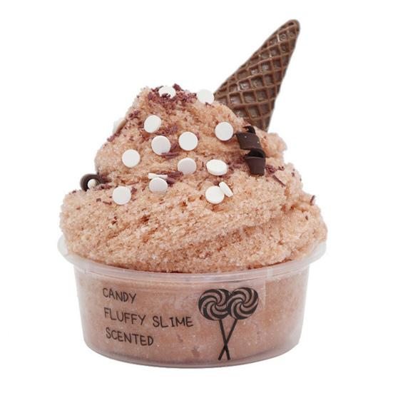 

60ml Adult Kid Cute Candy Ice Cream Slime Clay Plasticine Mud Decompression Toy кофейный