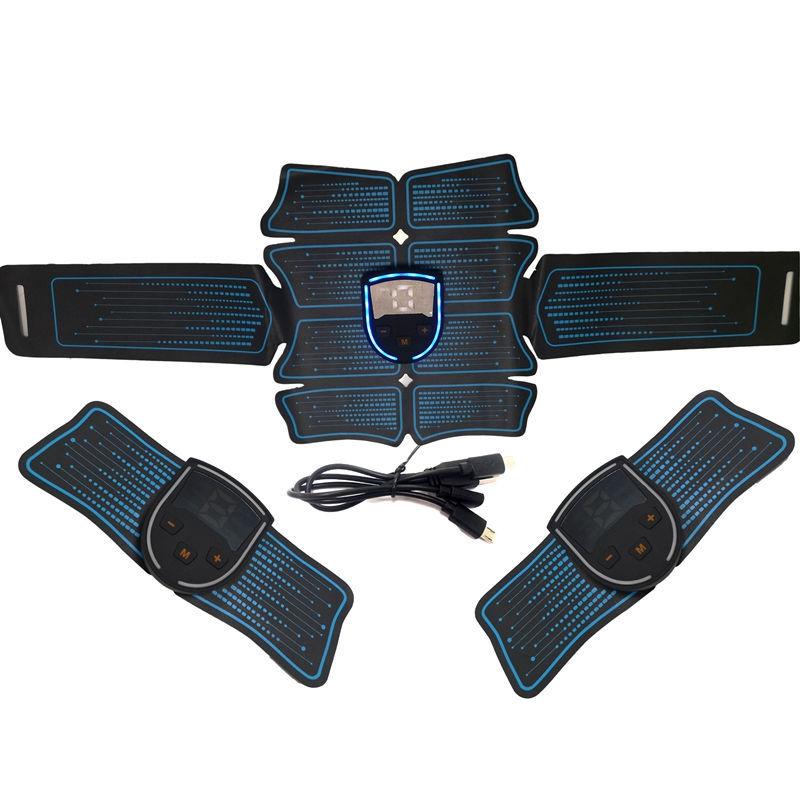 Sportovní zábavní vibrační pás stroj posilovač břicha EMS stimulátor břišních svalů toner fitness tréninkové vybavení domácí posilovací pás