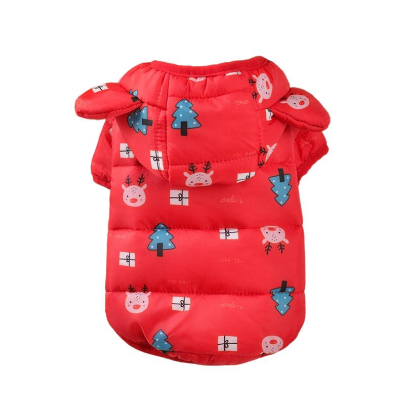 

Толстовка с капюшоном для маленьких собак Зимняя одежда для щенков Французский бульдог Чихуахуа Куртка Йорки Пудель Ши-тцу Наряды аксессуары для собак 2XL бордовый