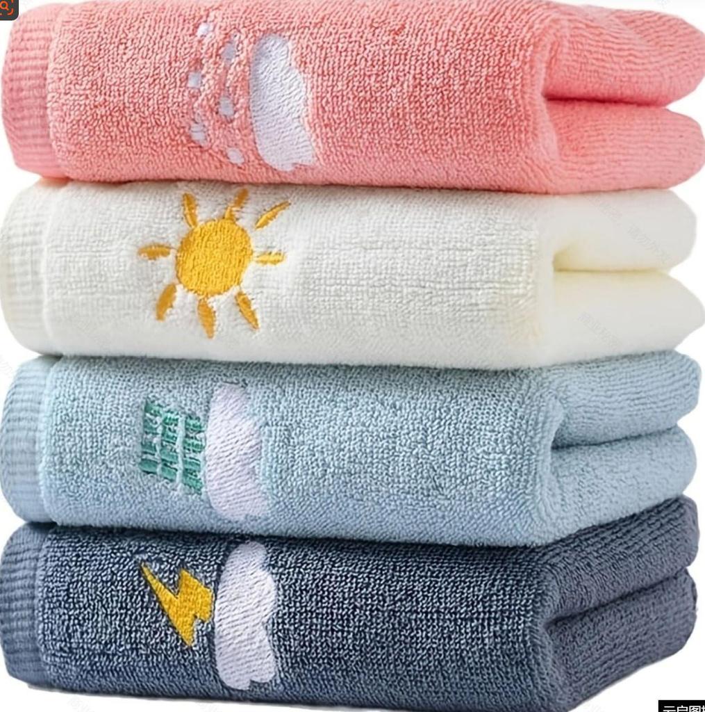 Prosop de baie pentru copii Clasa A din bumbac pur - Moale, Confortabil, 100% Bumbac pentru Copii