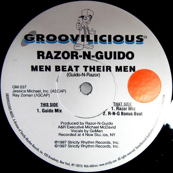 

12inch Record RAZOR N GUIDO - Men Beat Their Men GM037 Groovilicious 1998 US Dance & Electronica Used