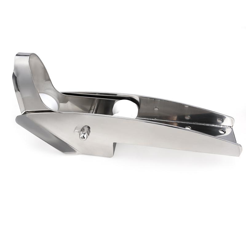 HANSE MARINE Boat Parts Stainless Steel Selflauching Anchor Bow Roller Mirror Polished for Marine Boat Yacht