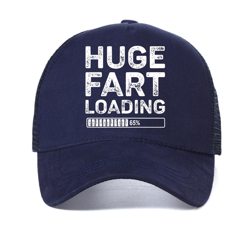 Funny Huge Fart Loading Printed Graphic baseball cap Men 'and Women' Sportswear caps fashion mesh Snapback hats casual sun hat