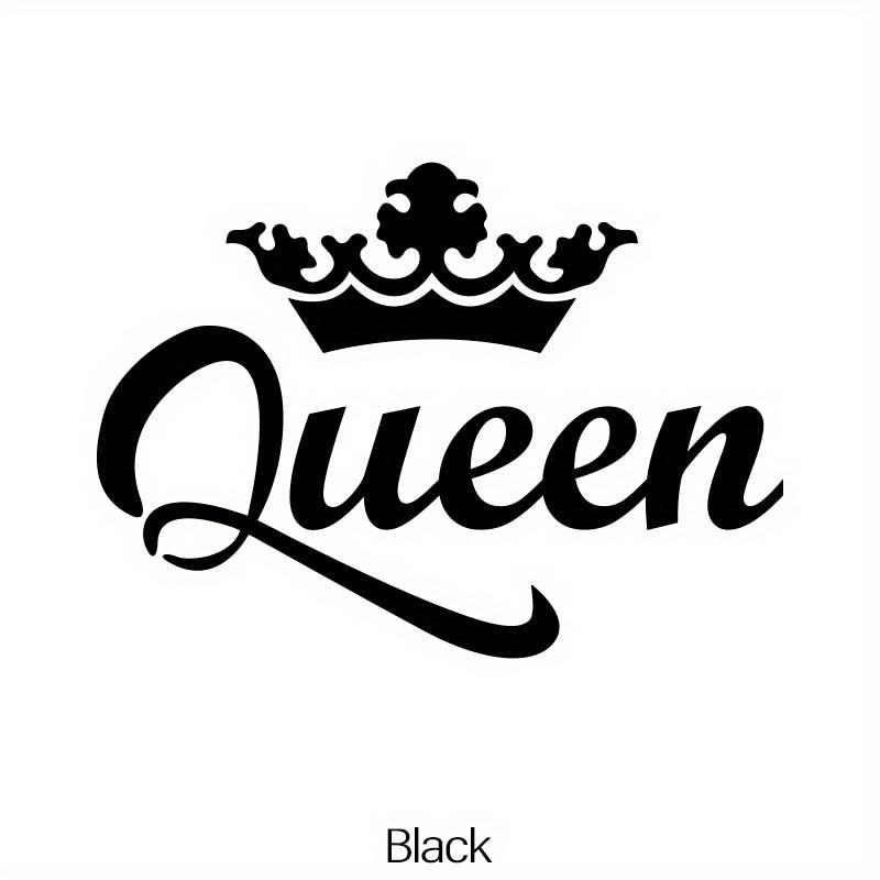 

1 шт. Наклейки на автомобіль CROWN QUEEN, Модна водонепроникна вінілова наклейка, Автонаклейка, Аксесуари для стайлінгу автомобіля, Декорації L