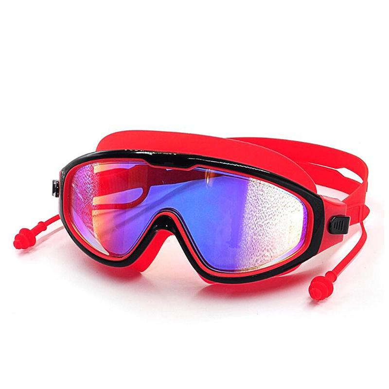 MAXJULI UV Swim Goggles Electroplating Anti Fog Adjustable for Men Women Waterproof Swimming Diving 2002