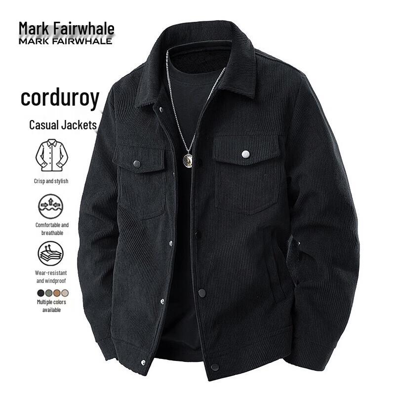 Mark Fairwhale Men's Corduroy Warm Jacket
