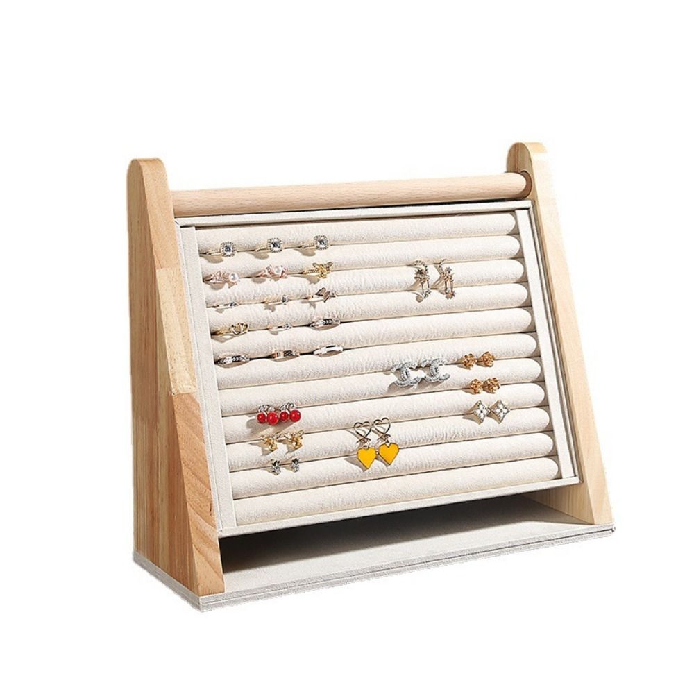 Multi-layers Jewelry Organizer Holder Durable Necklace Shelf Rustic Bracelet Storage Rack Bangle