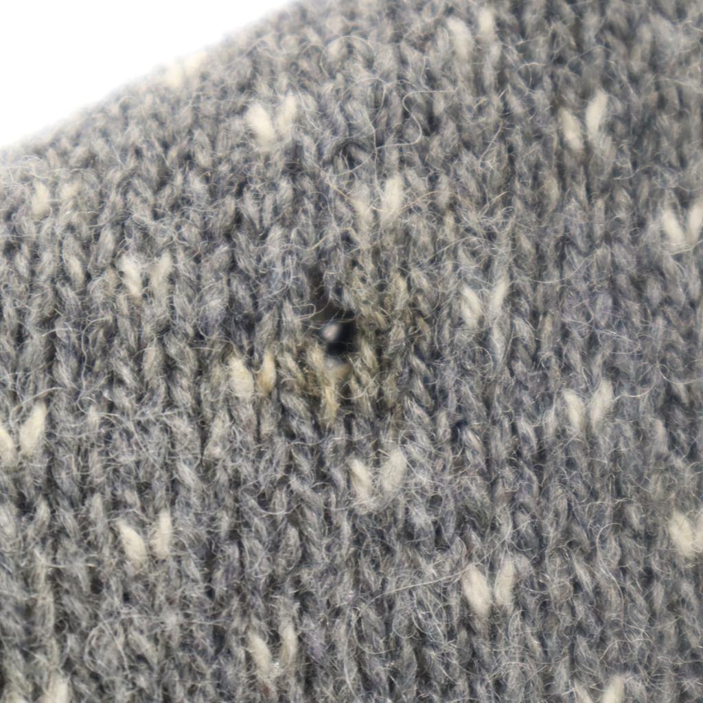 L.L.BEAN 80s Made In USA Vintage Nordic Pattern Long Sleeve Knit Cardigan Women Used