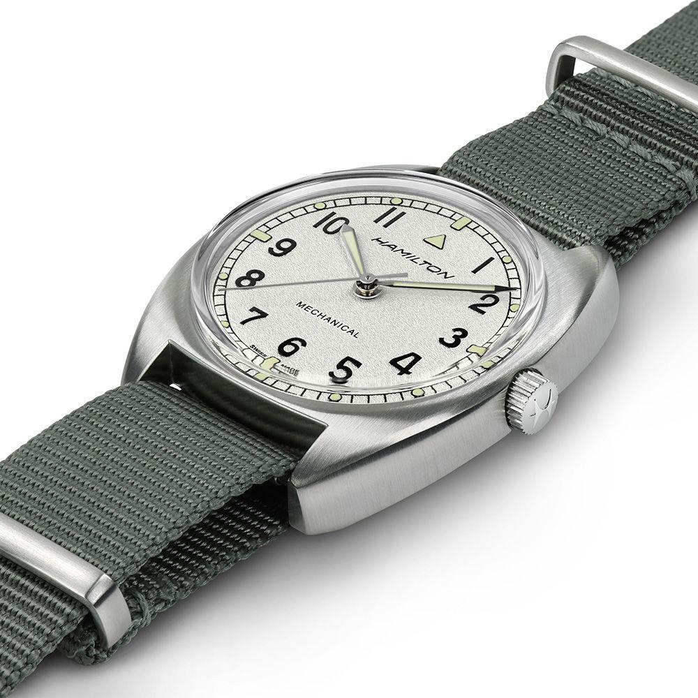 [Hamilton] H76419951 Khaki Aviation Pilot Pioneer Mechanical 36mm X 30mm W10 Ddaebten