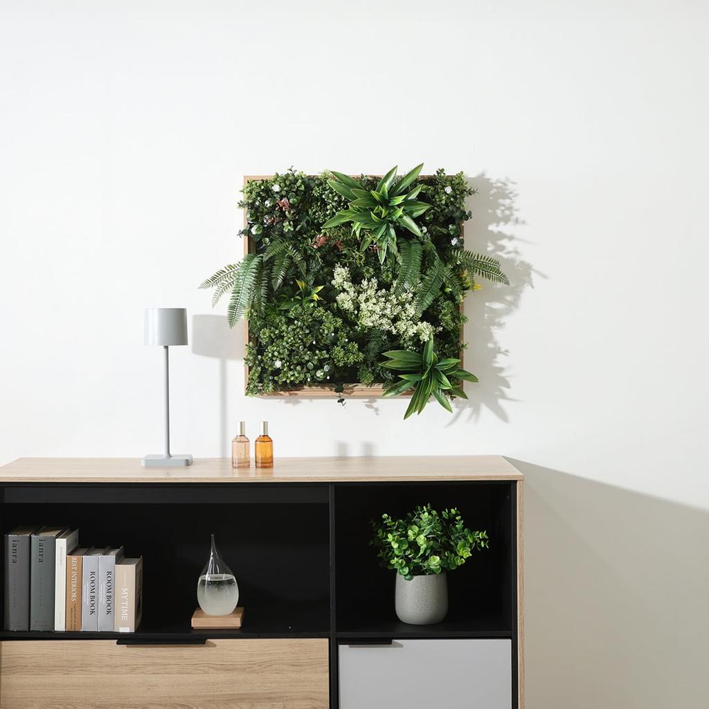 Fuji Boeki Framed Wall Greenery 55cm Fern 63907