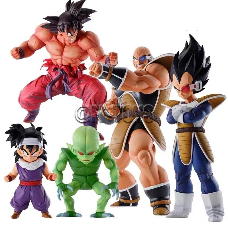 Dragon Ball Figur Goku Kaioken Saibaiman Son Gohan Vegeta PVC Actionfiguren Sammlermodell Spielzeug Geschenke