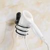 Hair Dryer Organizer Rack Bathroom Wall Shelf Aluminum Bathroom Hairdryer and Straightener Holder Shelves Accessories