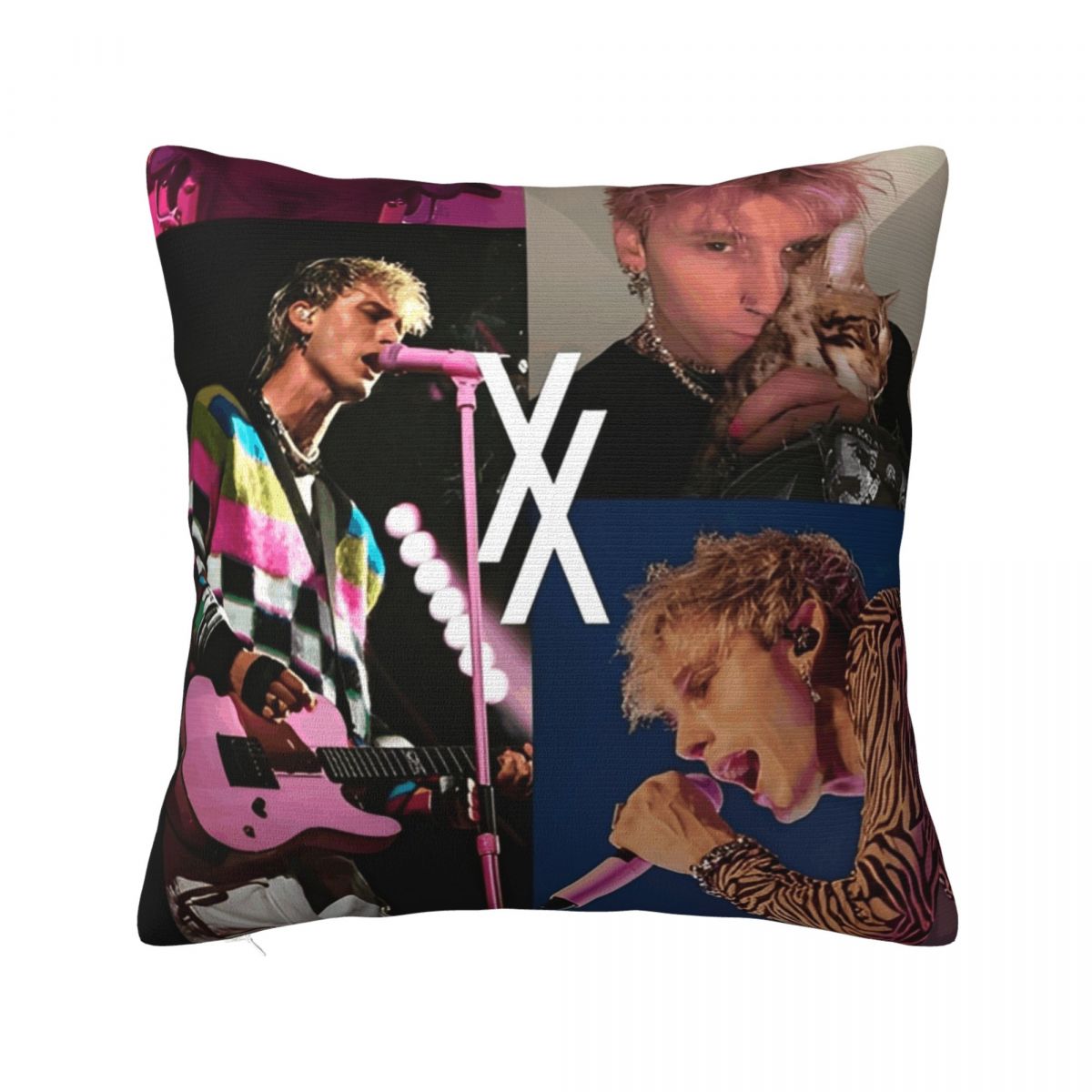

Наволочка MGK Machine Gun Kelly Рэпер Принт Наволочка для Подушки Kawaii Чехол для Подушки на Диван Домашние Декоративные Наволочки 12x12Inch