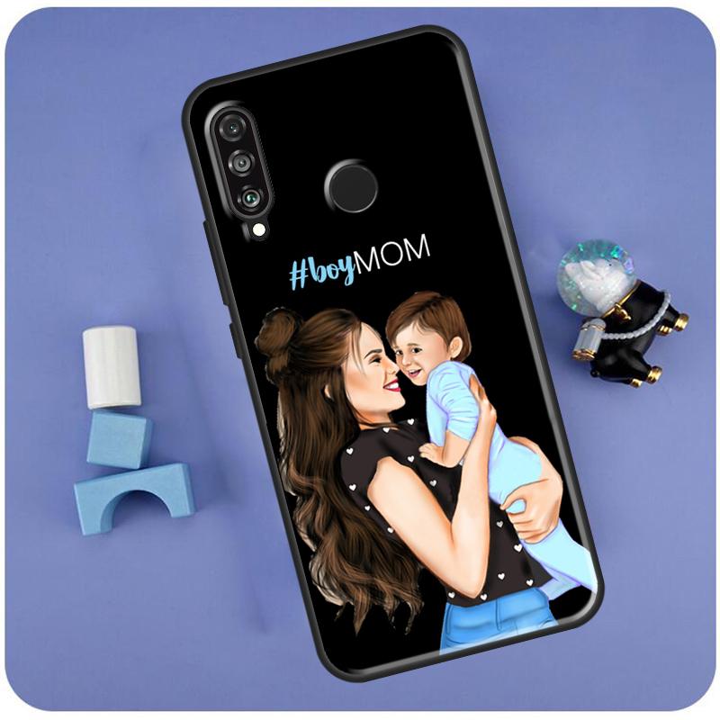 Super Dad Mom Baby Girl Twin For Huawei Nova 11 Pro 9 10 SE 7i 8i 11i 12i Y60 Y61 Y70 Y72 Y73 Y90 Y91 P30 P40 Lite Case