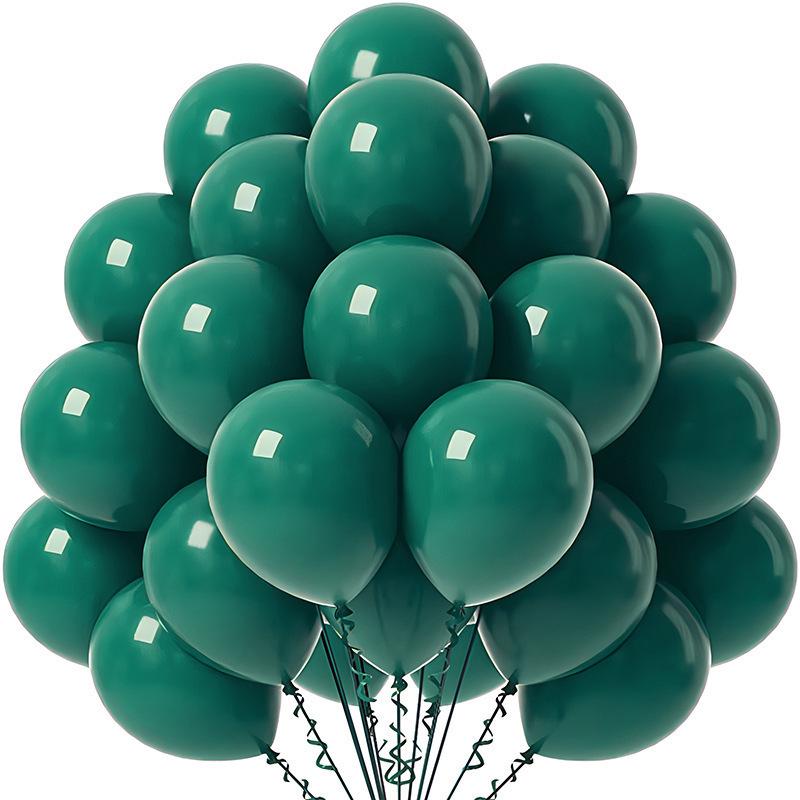20-Pack 10-Inch Solid Color Balloons for Birthday, Wedding, or Event Decoration