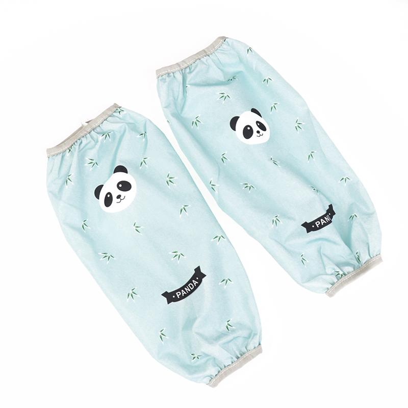 2 шт. водонепроницаемые рукава женские противообрастающие офисные рукава мужские длинные рабочие рукава милые мультяшные кухонные мытье посуды чистящие рукава