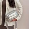 IELGY Ladies Messenger Bag Korean Version Fashion Diamond Small Square Bag
