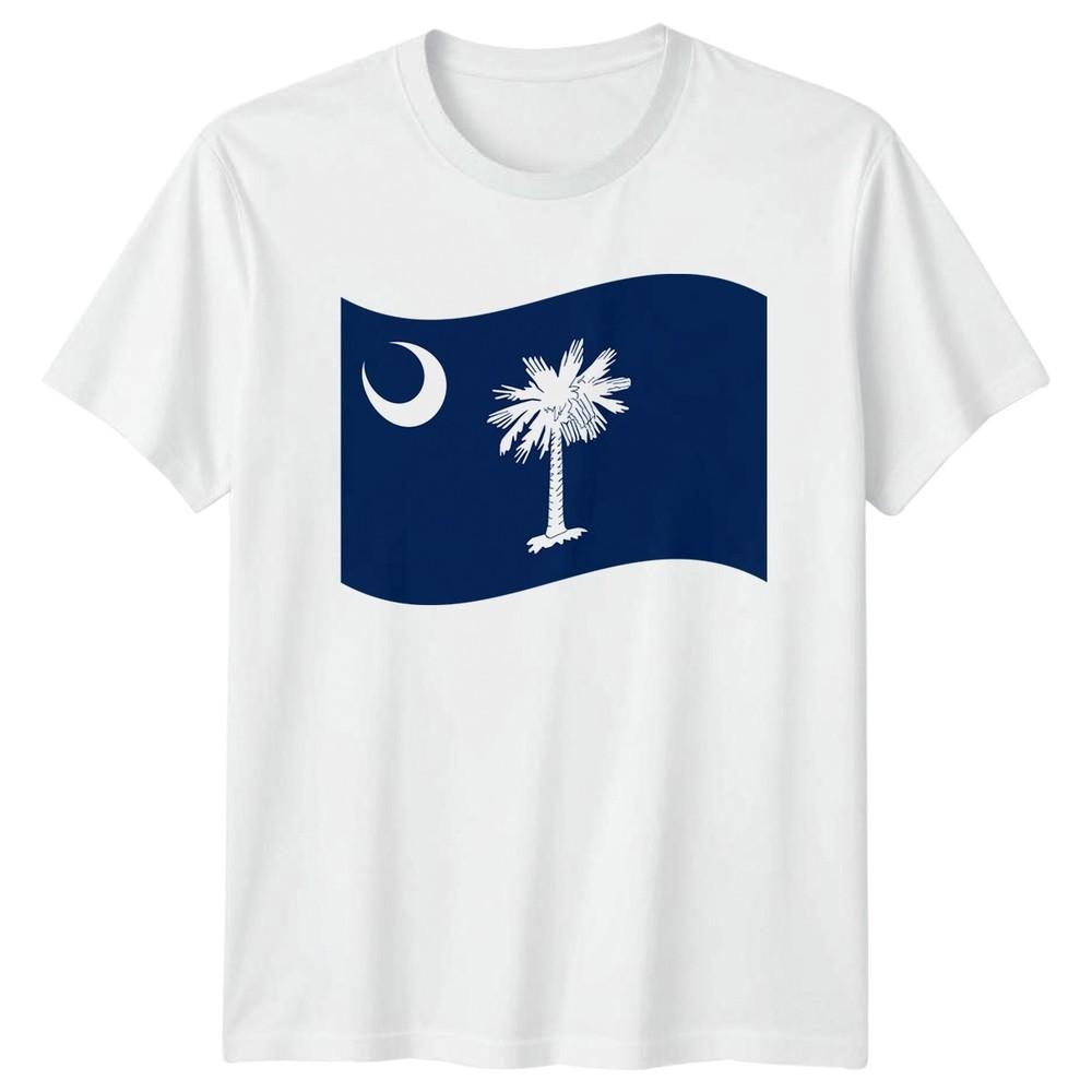 South Carolina Flag Waving TShirt SC State Pride Gift For Him And Her S