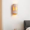 Shopping Mall Staircase Balcony LED Wall Lamp with Yellow Travertine Finish