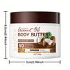 Plant Squalane Coconut Body Butter Lotion with Long-lasting Fragrance Nourishing and Moisturizing Skin, Making Skin Elastic, Hydrating The Body